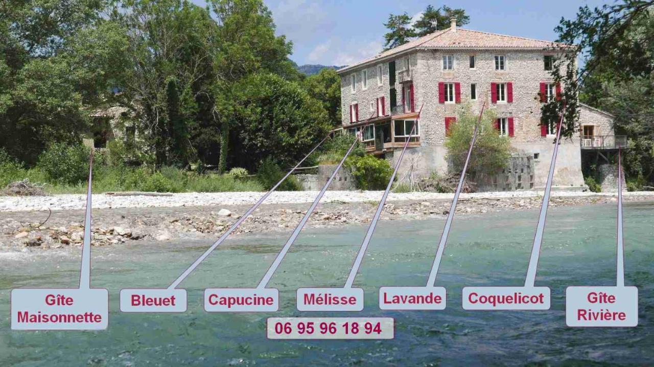 Готель -Moulin De Solaure- Aix-en-Diois Екстер'єр фото